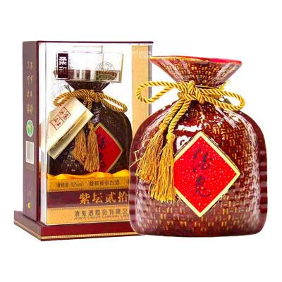 酒鬼酒 紫坛贰拾 52度 500ml 馥郁香型白酒