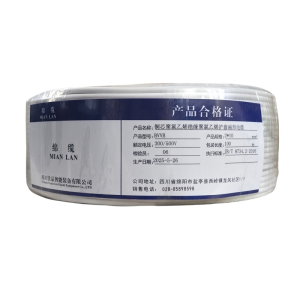 绵缆 铜芯聚氯乙烯绝缘聚氯乙烯护套扁形电缆 BVVB-2*10-300/500V 米