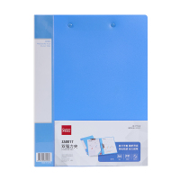 齐心 ZA0017 双强力夹 A4 蓝 单个装