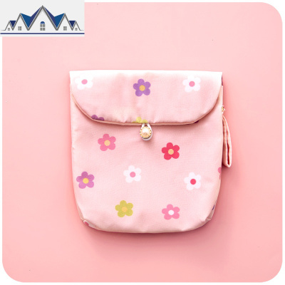 ins大容量姨妈巾收纳包可爱放生理期卫生巾的袋子便携包月事小包 三维工匠