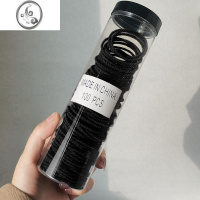 JiMi2023新款罐装橡皮筋女扎头发圈高弹力耐用不勒头发绳简约气质头绳