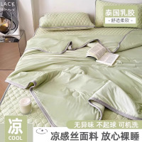 2026新款冰丝夏凉被四件套单双人可机洗空调被夏季凉感薄被子被芯