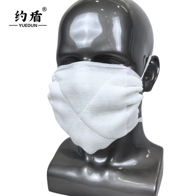 约盾 头戴式无漂白手工脱脂纱布口罩 3009/只