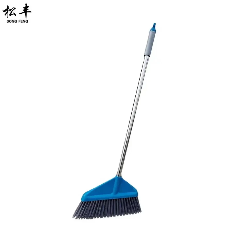松丰(SONG FENG)加大不锈钢杆软毛塑料扫把扫水塑料扫帚塑料笤帚90cmX33cm把
