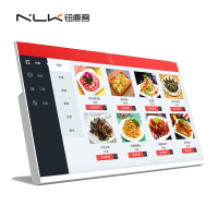 钮鹿客/NEWCLOD 23.8英寸桌面电子菜单屏 奶茶店 咖啡店 电子水牌 海报屏 广告机 安卓一体机 32存储