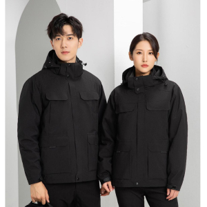 天鸣TMG9809#冲锋衣 可拆卸摇粒绒内胆 源头工厂 可定制S-5XL 件