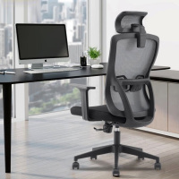意森亚 办公椅 网布材质 可升降旋转带头枕 5千克轻便设计