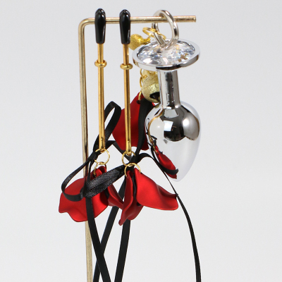 久爱(JIUAI)铃铛乳夹奶饰sm情趣乳头夹情趣用品女用刑具另类玩具羽毛金属乳阴夹性用品女性系列成人用品