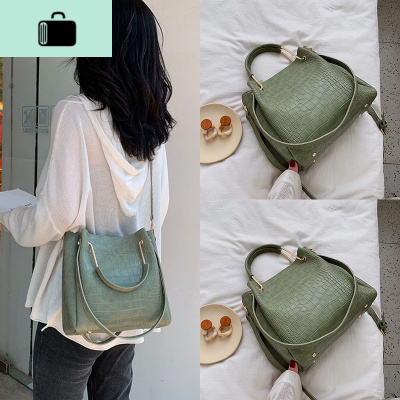 夏天小清新水桶包女大容量包包2020新款潮高级感质感斜挎百搭夏季NEW LAKE女斜挎包