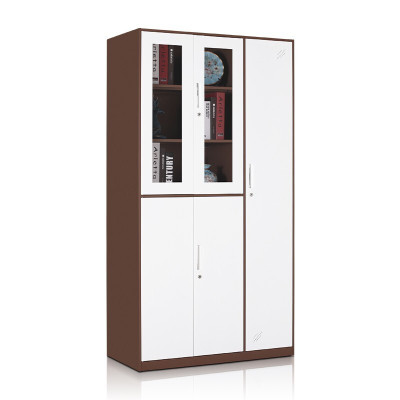 慧采云 办公家具优质钢制套色拆装5门办公铁皮柜更衣文件柜柜子档案资料柜970*500*1850mm