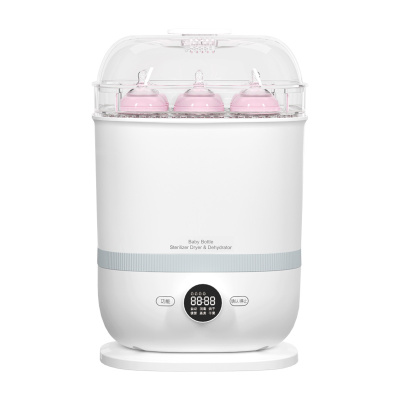 小白熊奶瓶消毒烘干器大容量宝宝用品蒸汽消毒器婴儿DIY干果机HL-0989