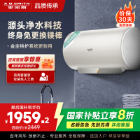 AO史密斯佳尼特60升电热水器 金圭内胆 双棒分离速热 免换镁棒 免清洗 CTE-60JC3