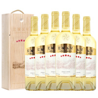 长城五星霞多丽干白葡萄酒 整箱六瓶750mL*6