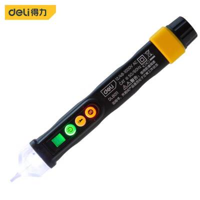 得力工具DL8011智能非接触式电笔(新VI)(黄)(支)