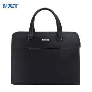宝克(BAOKE)GW1008 商务手提包/涤纶布会议包 黑色 1个