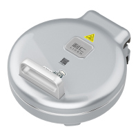 利仁LR-B3196利仁小钢人电饼铛0涂层不锈钢盘38mm加深家庭用1800W双面加热电饼档烙饼锅煎饼锅三明治早餐机