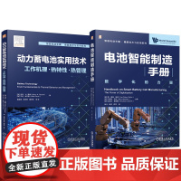 套装 智能电动车辆储能技术与应用图书套装(共2册)电池智能制造手册+动力蓄电池实用技术:工作机理·热特性·热管理