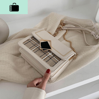 今年流行的小包包女2020夏新款潮韩版洋气百搭单肩时尚链条斜挎包NEW LAKE女士单肩包