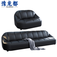 豫龙都办公沙发1+3套