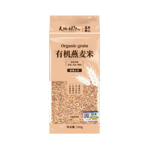 天地粮人 有机燕麦米 330g*3健康粗粮