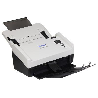 影源M1580+馈纸式扫描仪A4办公文件档案票据连续彩色双面高速扫描50页100面/分钟自动进纸