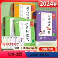 [3本★24春下册]真题+积累+句式 小学一年级 [正版]2024版53小学基础练语文积累与默写一二年级三年级四年级五年