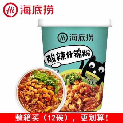 海底捞-酸辣什锦粉冲泡方便粉丝碗装*1碗618-1碗