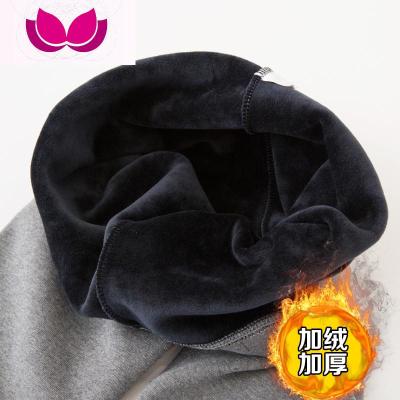 七斓棉加绒打底裤女外穿加厚高腰踩脚弹力冬季显瘦保暖棉裤裤子