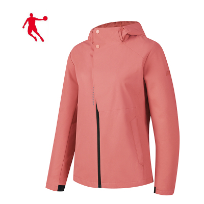 乔丹 夹克风衣 梭织风衣 女上衣 KFD42221310 女款 件(矿物粉 2XL)