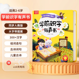 儿童识字大王3000字点读机认字卡片早教发声书幼儿园宝宝有声点读