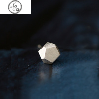 刻字个性时尚925纯银耳钉男单只嘻哈街舞朋克街头耳环韩国潮饰品 JiMi