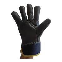 兰光铭 牛二层花皮手套 LGM8616-1 双