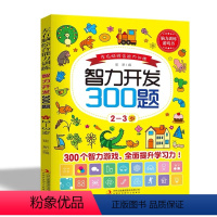 智力开发300题[2-3岁] [正版]全脑思维逻辑训练专注力书籍600题2-3-4-5-6-7岁数学思维训练幼儿园训练书
