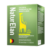 德国呐兔液体钙镁锌儿童成长赖氨酸补钙宝宝骨胶原有机进口30条