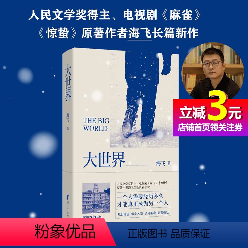 [正版]书籍大世界 著名作家海飞献给理想主义者的诚挚告白 40年代宁波隐秘战争往事 再现浮华乱世生活史 悲喜交加不负等