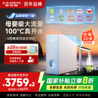 AO史密斯佳尼特加热净水器加热直饮一体机 家用厨下反渗透直饮水机净水机过滤器 CDR1600S1[蓝鲸上新]