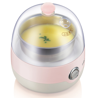 小熊(bear)煮蛋器 zdq-2201 粉色单层 含不锈钢整盘