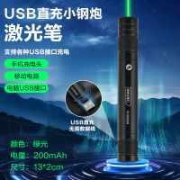 激光笔USB充电绿光指示笔绿光远射笔教鞭 [绿光]充电款-DL552008