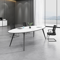 金菲罗格钢制会议桌简约洽谈桌 1.6x0.8m会议桌