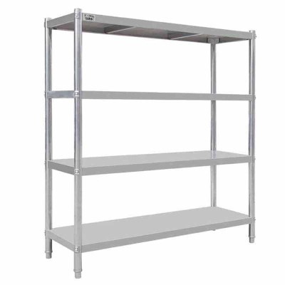 金迪乐不锈钢厨房置物架菜架四层货架加厚