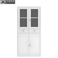 中威凯迈铁皮柜档案柜 中二斗文件柜 180*85*39cm/台