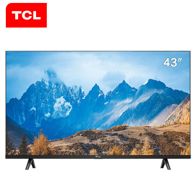 TCL 官方旗舰 43V6F (43英寸) 吋 1+8GB 全高清健康护眼全面屏 影视教育网络液晶平板电视机