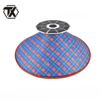 铁迅太阳能风扇帽斗笠帽MZ7 顶