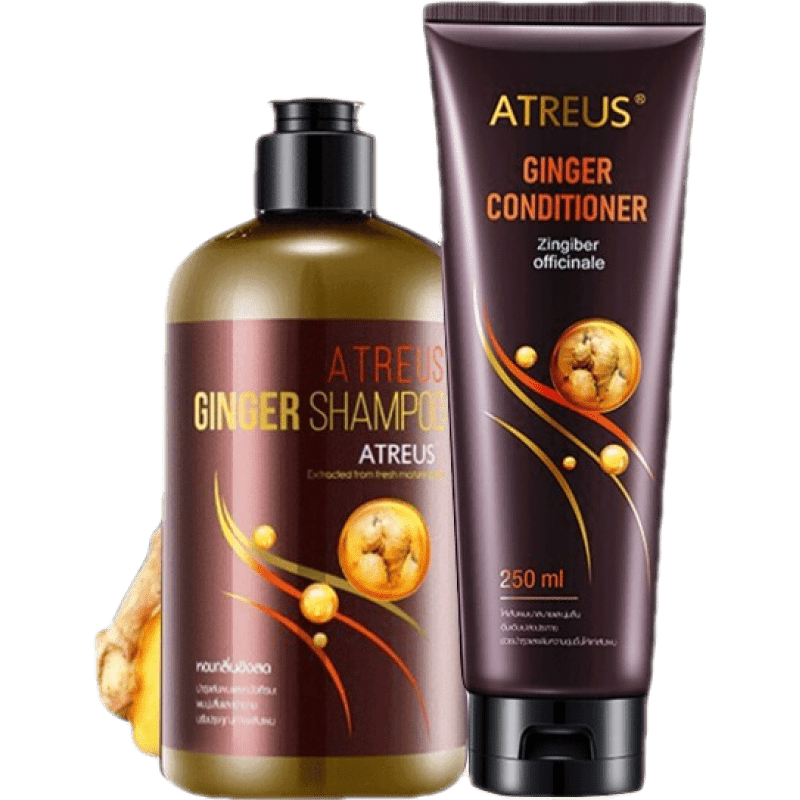 atreus泰国生姜洗发水护发素 姜汁无硅油改善脱发去头屑止痒控油男女