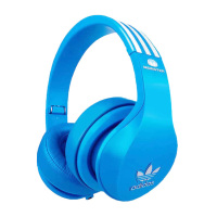 魔声(Monster)&阿迪达斯(Adidas)头戴式运动线控耳机 超重低音 蓝色【保税仓发货】