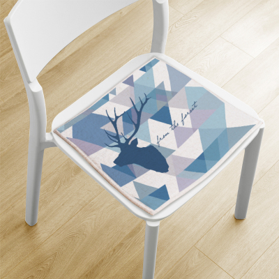 北欧简约ins椅垫坐垫棉麻儿童椅垫板凳垫防滑餐椅垫办公室坐垫