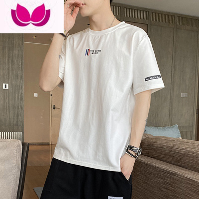 七斓夏季一套装宽松潮流ins短袖t恤男士搭配休闲运动帅气短裤潮牌