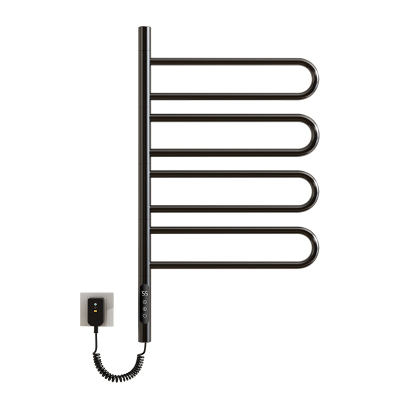 SIOYIE德国品牌智能电热毛巾架烘干除湿浴室可旋转抑菌防水防潮浴巾架G65[左右旋转-U型扁管]