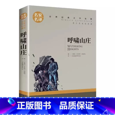 呼啸山庄 [正版]呼啸山庄小学生初中生课外阅读书世界经典文学名著cs