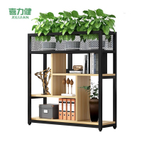 喜力健 铁艺花架 浅湖桃黑架-120CM 个